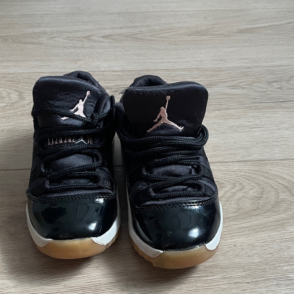 Jordan Kids Black and White Sneakers